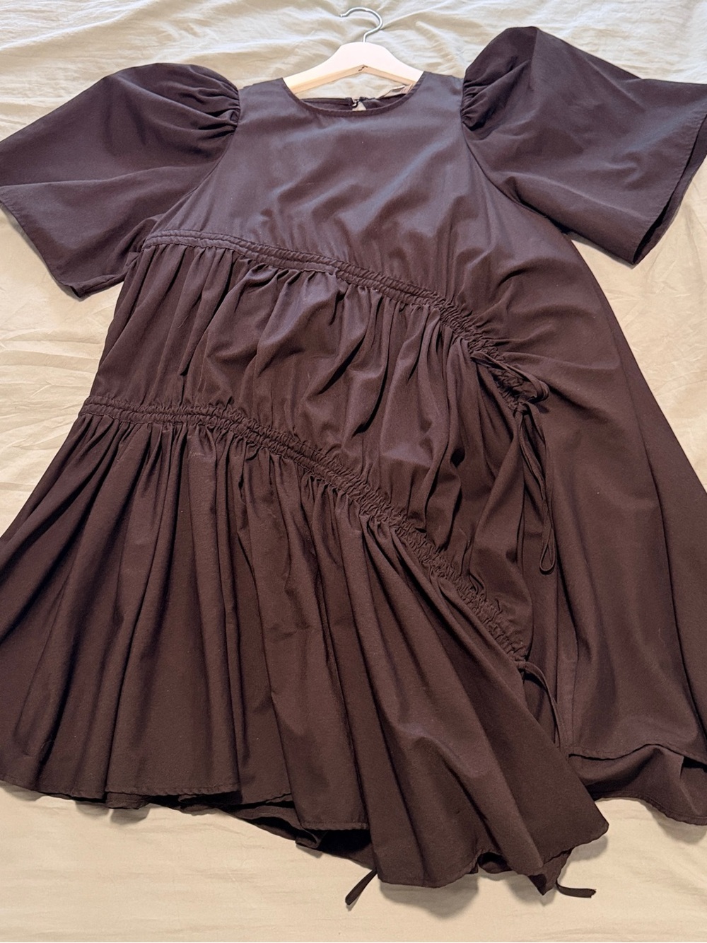 Ghospell Asymmetrical Mini Dress